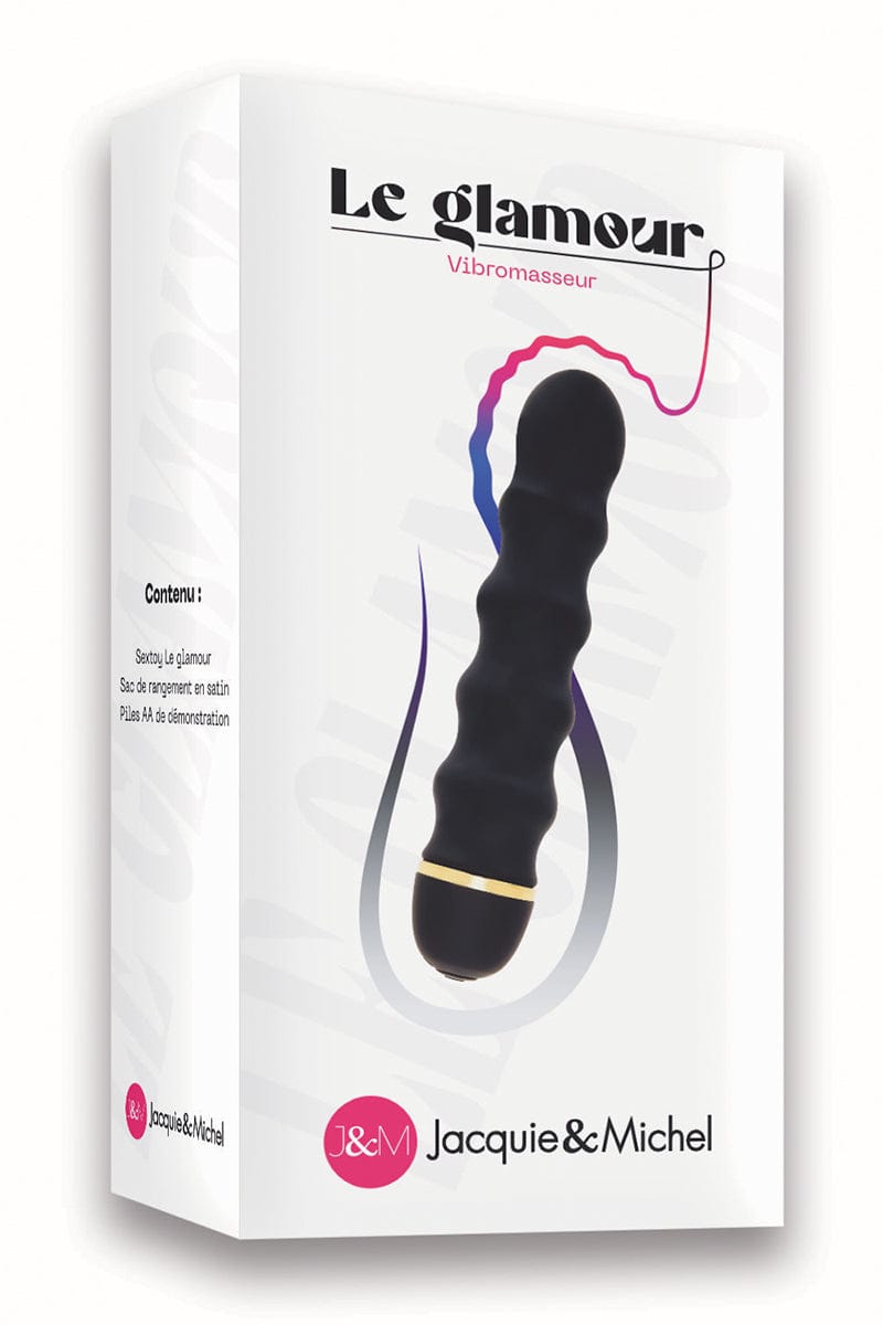 Vibromasseur zones érogènes 16 cm Le glamour - Jacquie et Michel