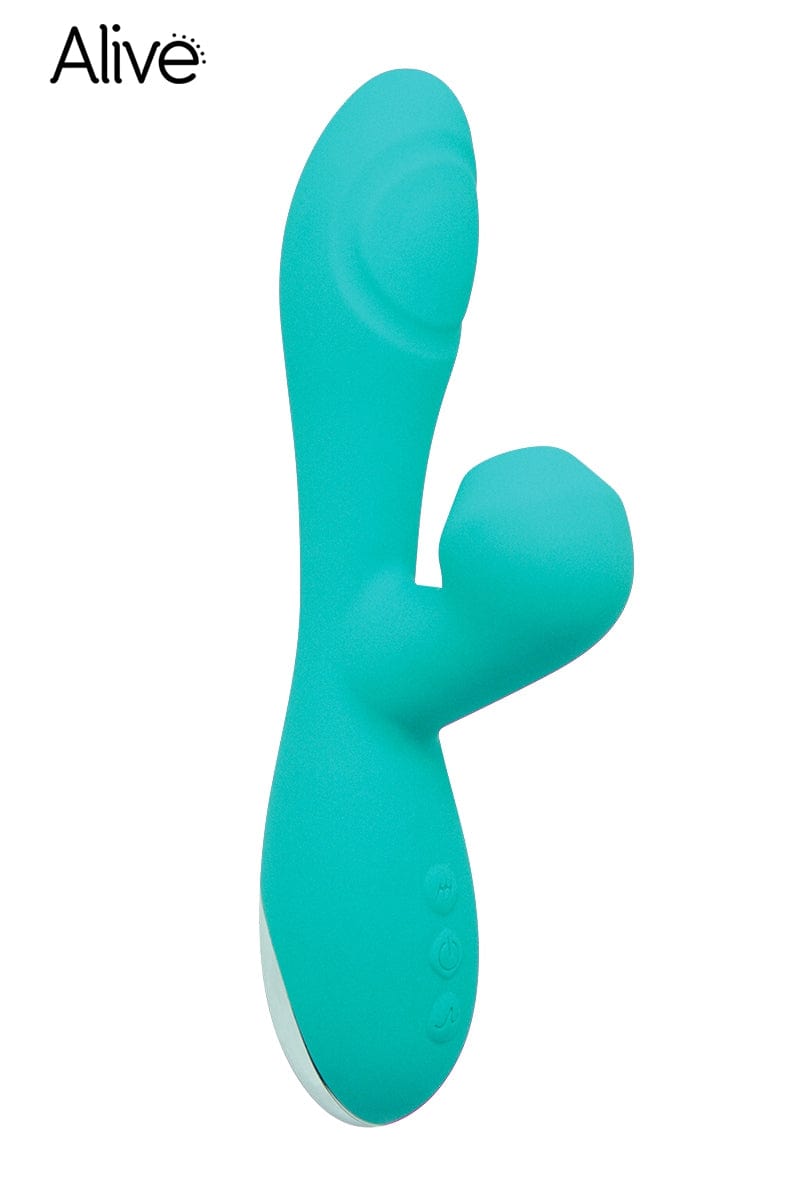 Vibrorabbit stimulation vagin clitoris et point G Caribbean Shine bleu - Alive