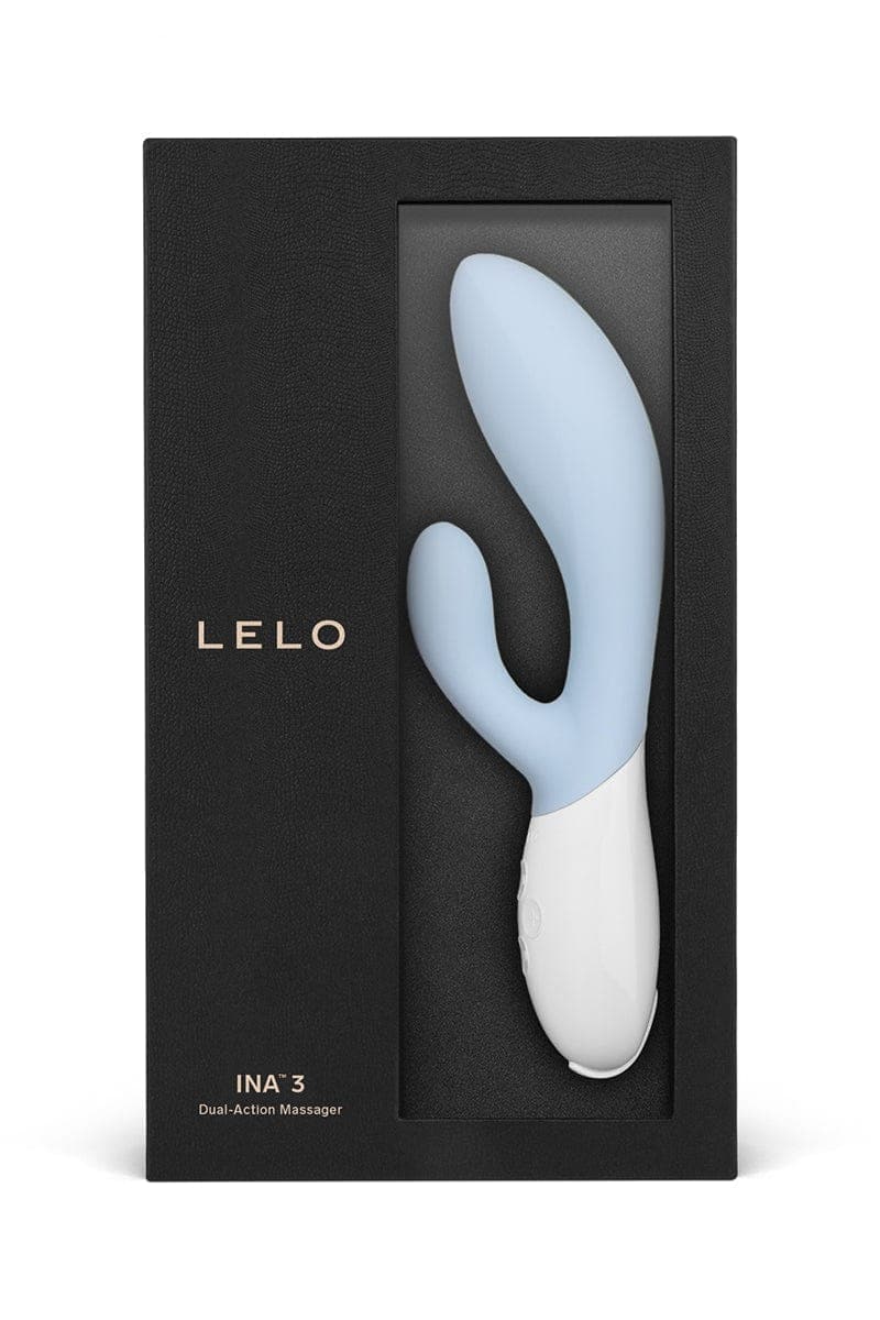 Vibros rabbit de luxe 10 modes de stimulations Ina 3 Seafoam - Lelo