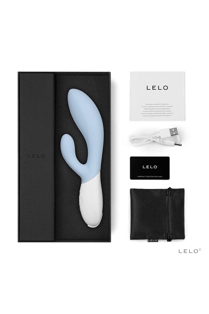Vibros rabbit de luxe 10 modes de stimulations Ina 3 Seafoam - Lelo