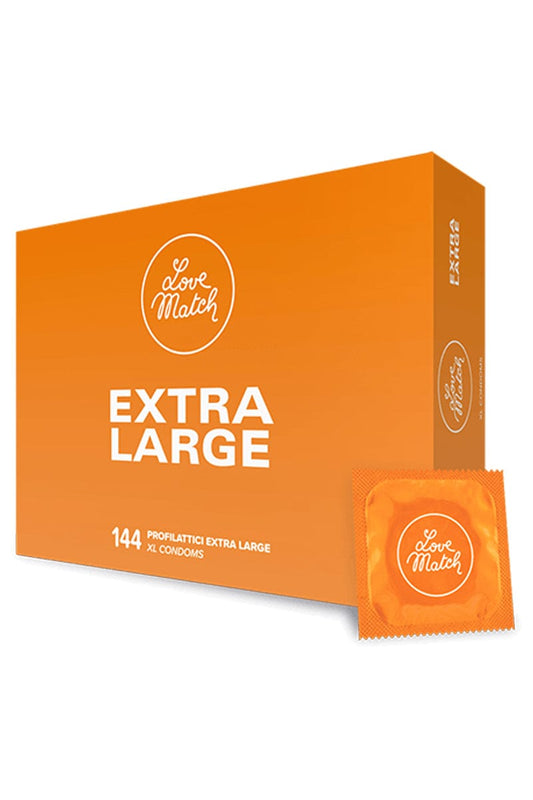 Boite de 144 préservatifs extra-large - Love Match