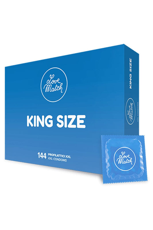 Boite de 144 préservatifs King size - Love Match