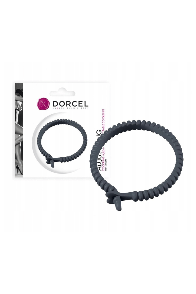 Cockring en silicone ajustable maintien de l'érection Adjust Ring - Dorcel