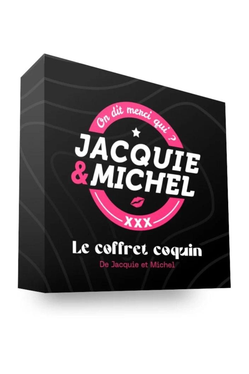 Coffret coquin 10 accessoires intimes - Jacquie et Michel