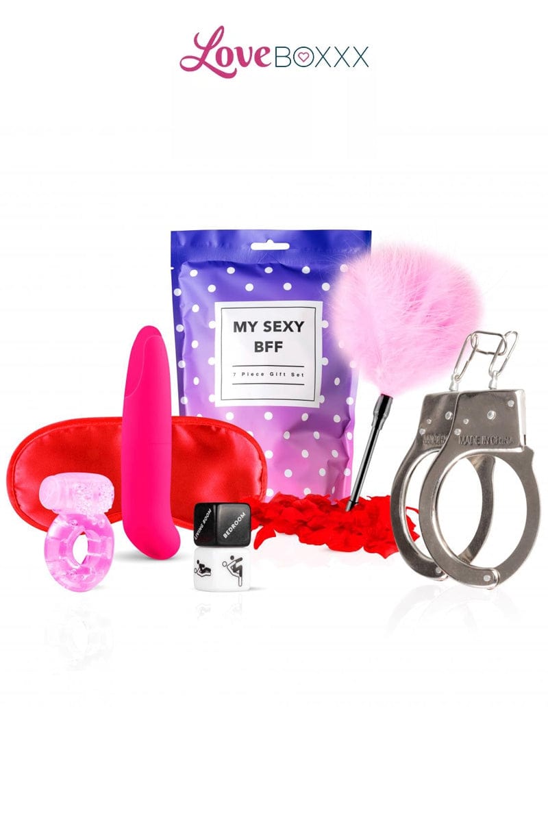 Coffret coquin 7 accessoires My Sexy BFF - Loveboxxx