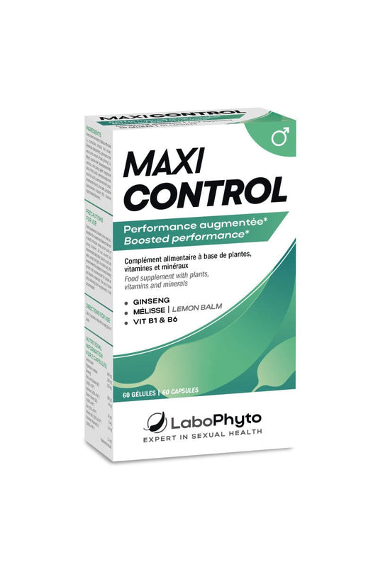 Cure aphrodisiaque 60 gélules retardantes pour éjaculateur précoce Maxi Control - Labophyto