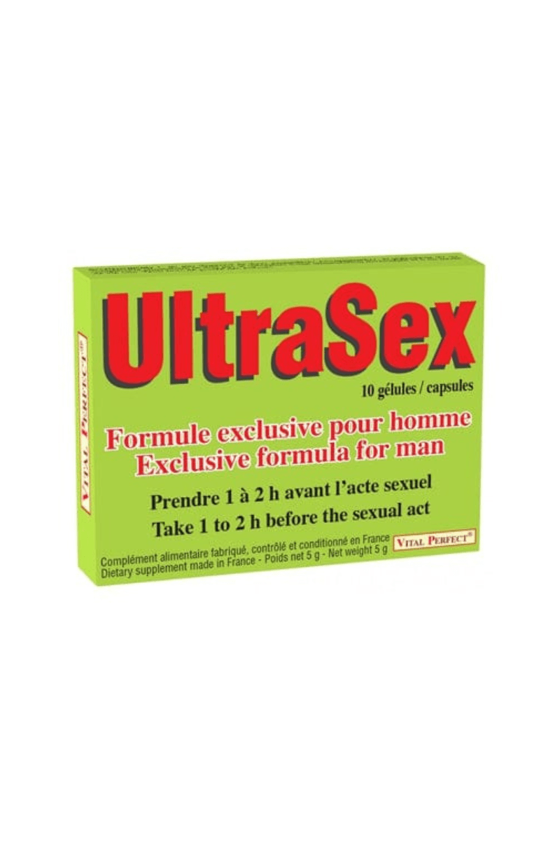 Gélules aphrodisiaques Ultrasex (x10 gélules) - Vital Perfect