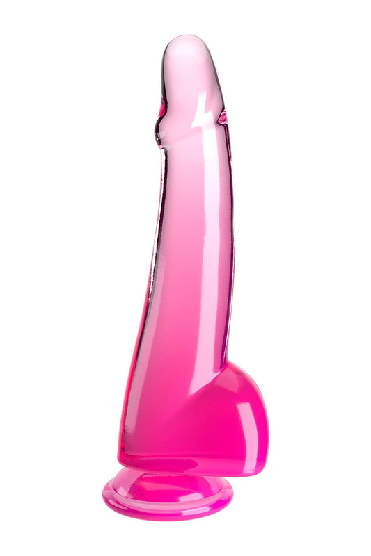 Gode XXL réaliste à ventouse 27,9 x 5,7 cm Pink King Cock - Pipedream