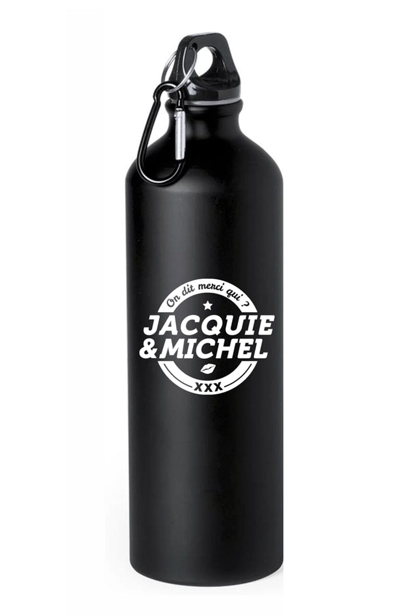 Gourde à eau J&M avec mousqueton 800 ml - Jacquie et Michel