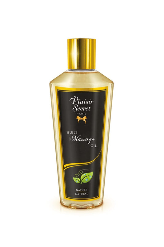Huile de massage sèche naturelle pour couple sensuel 250ml - Plaisir Secret