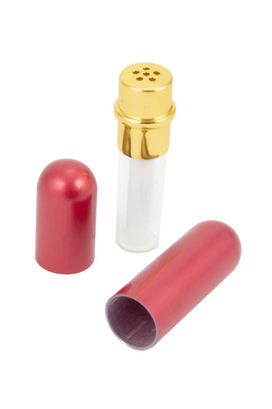 Inhalateur de poppers en aluminium rouge - Litolu