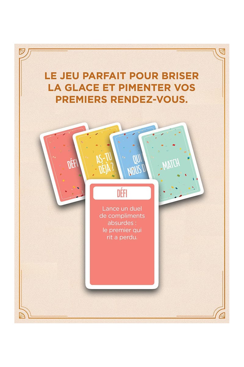 Jeu de société coquin Premier Date - Carta Sutra