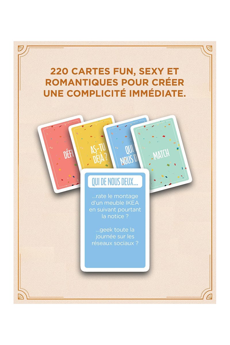 Jeu de société coquin Premier Date - Carta Sutra