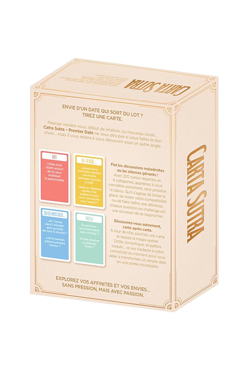 Jeu de société coquin Premier Date - Carta Sutra