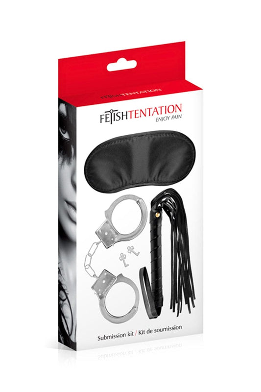 Kit de soumission pour pratique couple BDSM 3 pièces - Fetish Tentation