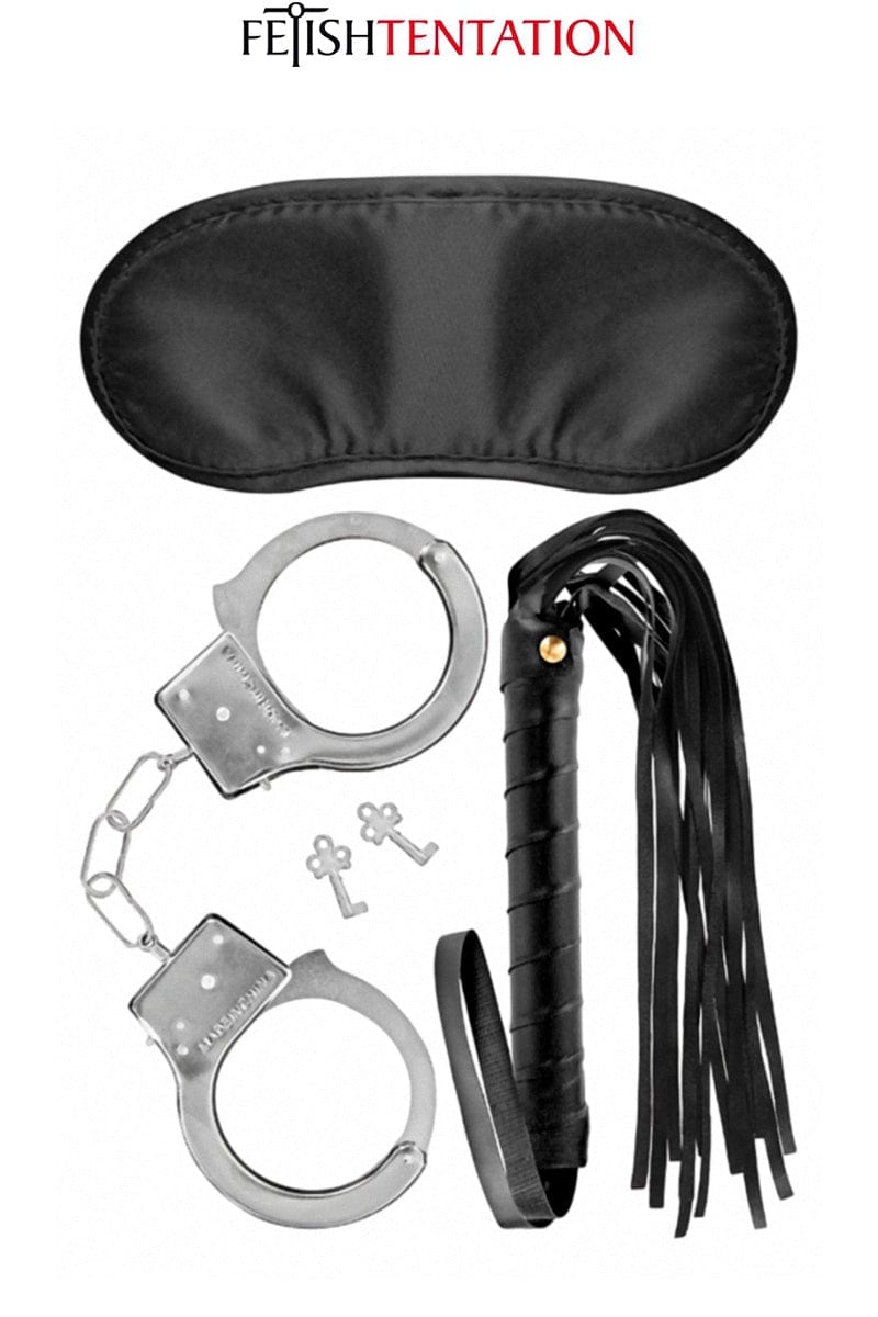 Kit de soumission pour pratique couple BDSM 3 pièces - Fetish Tentation