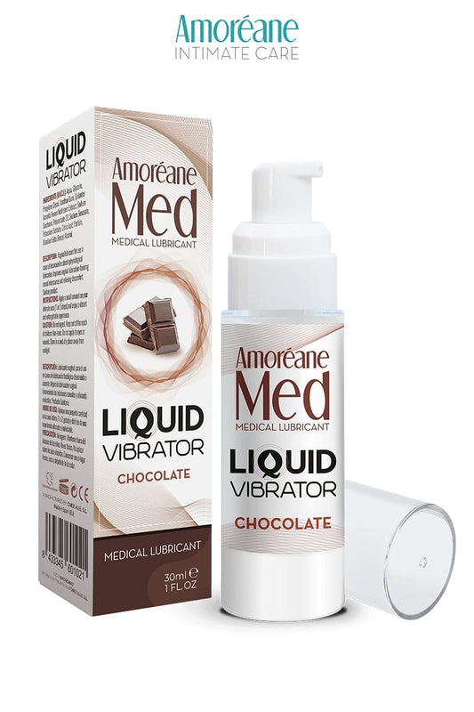 Lubrifiant compatible sextoys et préservatifs goût chocolat 30ml - Amoreane Med