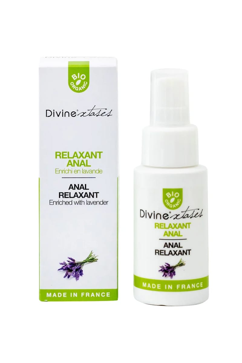 Lubrifiant intime bio relaxant pour pénétration anale douce 50ml - Divinextases