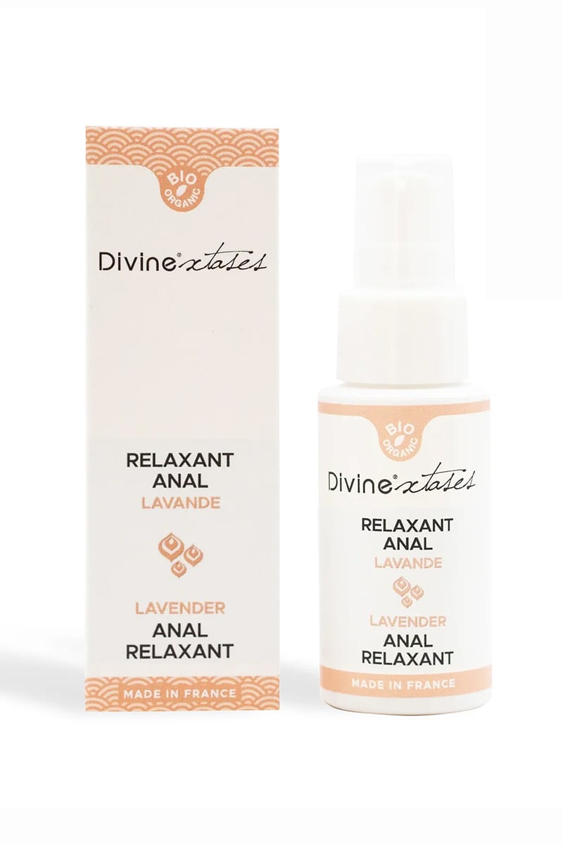 Lubrifiant intime bio relaxant pour pénétration anale douce 50ml - Divinextases