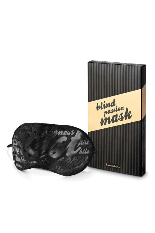 Masque coquin fantaisie Blind Passion Mask pour pratique BDSM soft - Bijoux Indiscrets