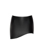 Mini jupe noire en wetlook Legacy F305 - Noir Handmade