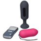 Oeuf vibrant télécommande + plug anal amovible Genius Secret Vibe - Dorcel