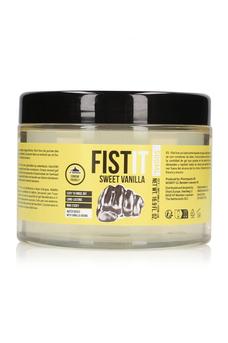 Pot de lubrifiant fist aromatisé vanille 500 ml - Fist It