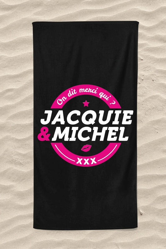 Serviette de plage J&M Classique 150 x 75 cm - Jacquie et Michel