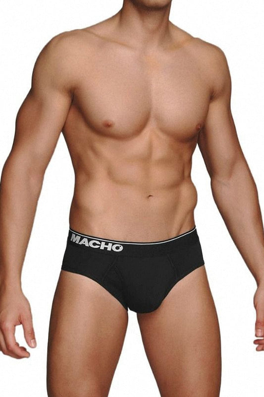 Slip noir pour homme MC088 - Macho S