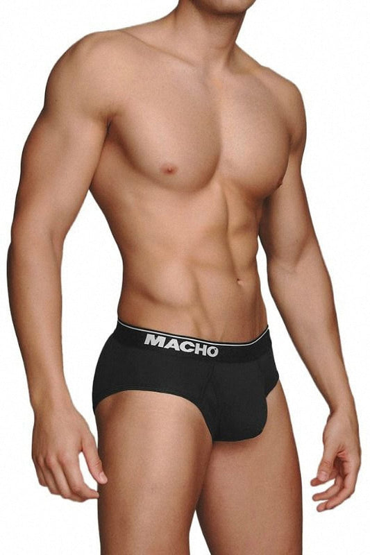 Slip noir pour homme MC088 - Macho S