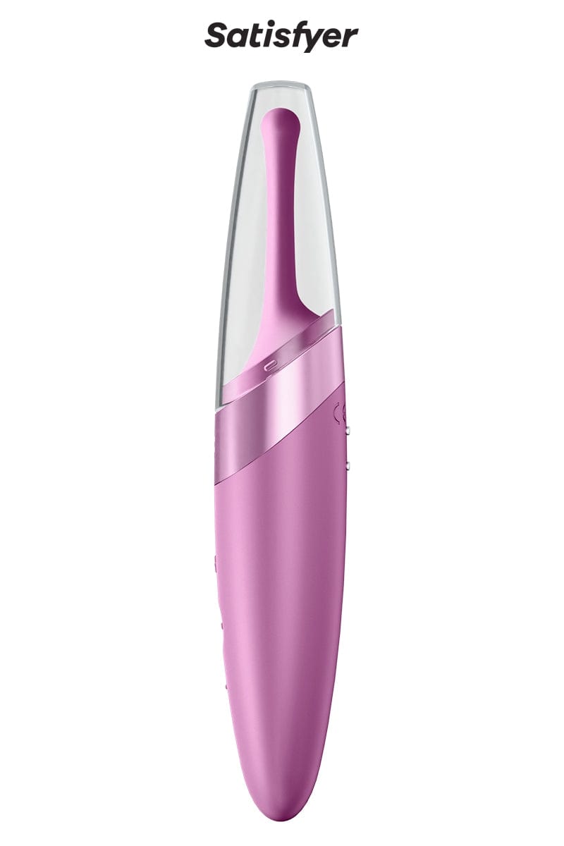 Stimulateur 12 modes de vibrations Twirling Delight Framboise - Satisfyer