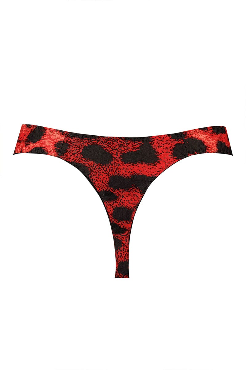 String sexy pour homme rouge léopard Savage - Anaïs for Men