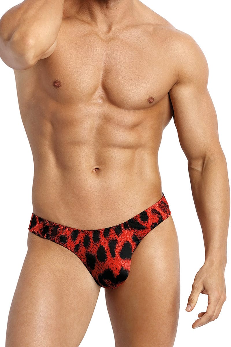 String sexy pour homme rouge léopard Savage - Anaïs for Men