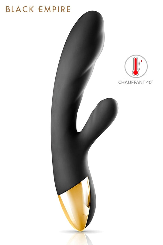 Vibromasseur chauffant jusqu'à 40° My Queen 2 18,9cm - Black Empire