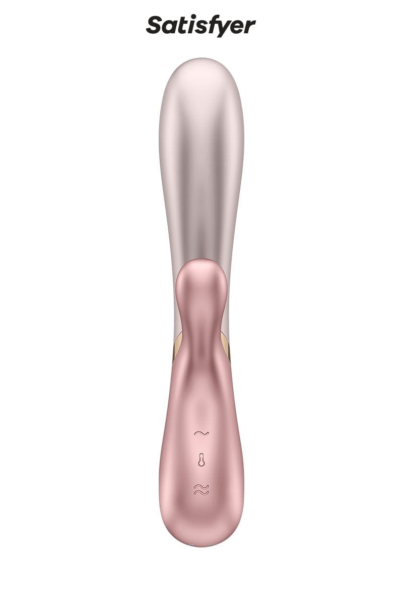 Vibromasseur Rabbit chauffant Hot Lover rose - Satisfyer