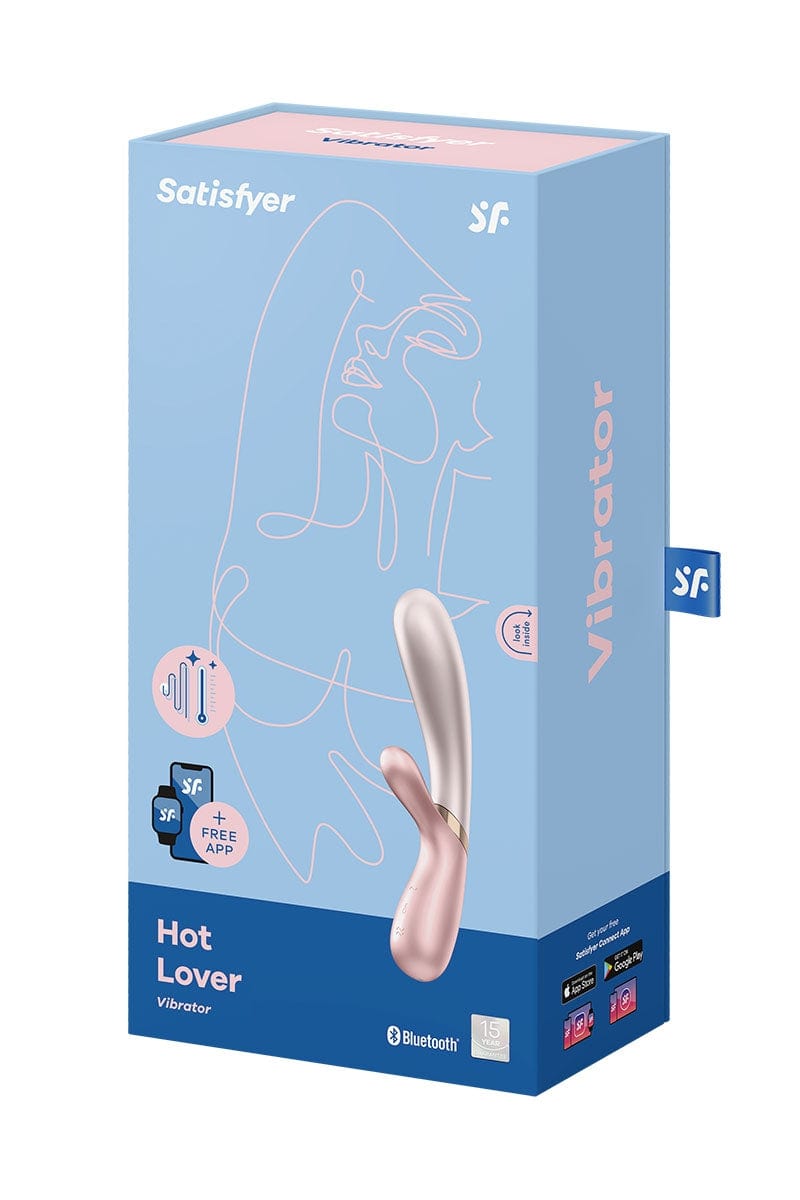 Vibromasseur Rabbit chauffant Hot Lover rose - Satisfyer