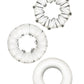 3 anneaux de pénis extensible pour érection masculine 4cm  - Zahara