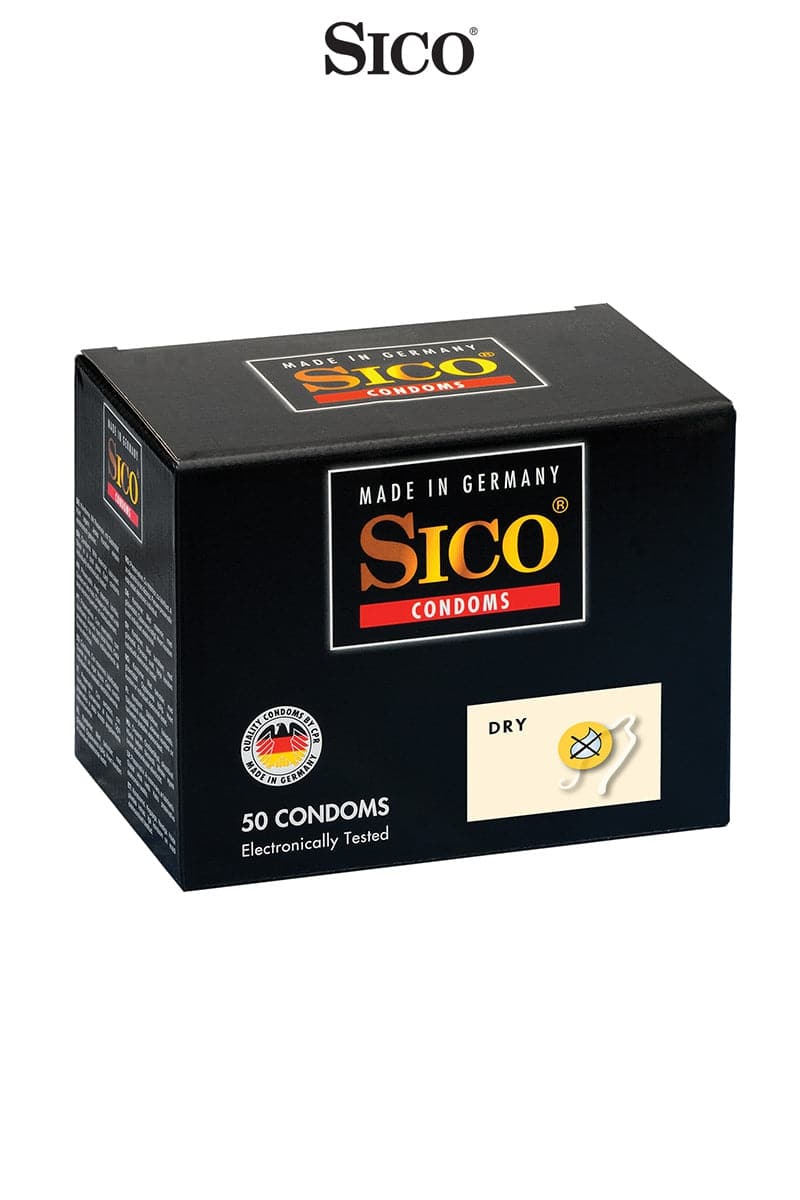 50 préservatifs Sico DRY