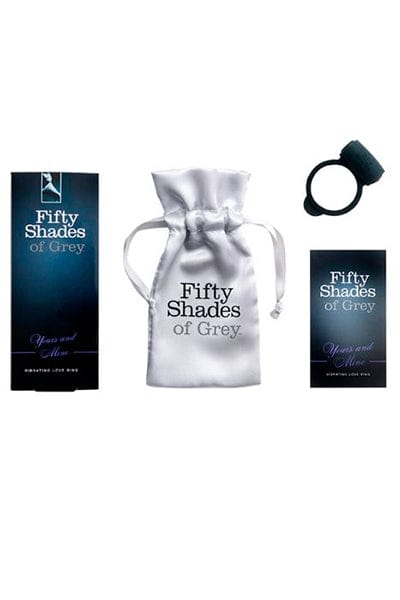 Anneau à pénis vibrant en silicone lisse pour couple - Fifty Shades Of Grey