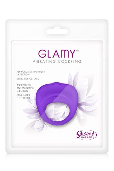 Anneau de pénis vibrant pour couple à piles en silicone étanche - Glamy