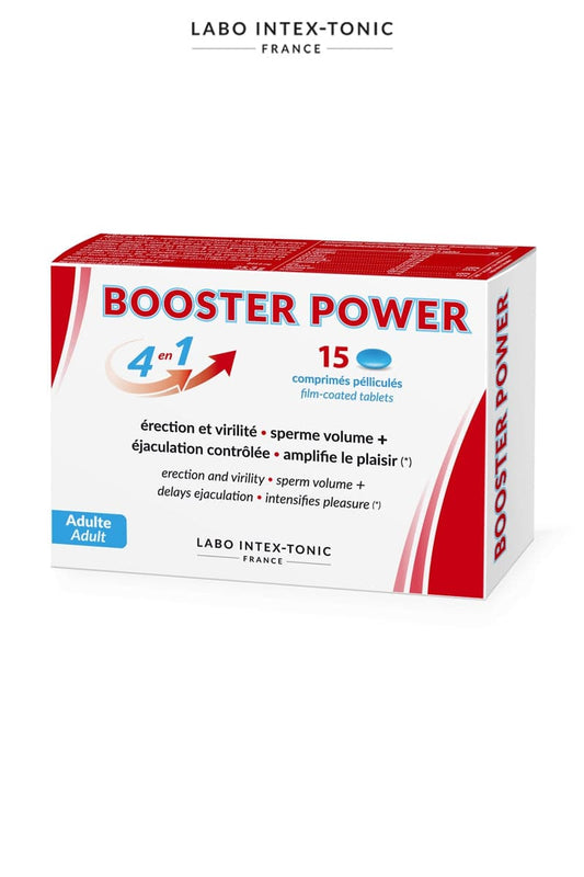 Aphrodisiaque masculin Booster Power (x15 comprimés) - Intex Tonic
