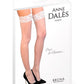 Bas classiques en voile blanc pour lingeries à jarretelles - Anne d'Ales