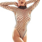 Body sexy filet noir finition string corps nu et dos ouvert Forca - Anaïs