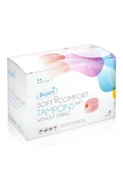 Boite 8 tampons hygiénique sans fil Beppy WET - Beppy