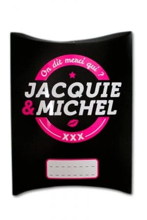 Boite cadeau spécial J&M 20 x 26 x 4,5 cm - Jacquie & Michel