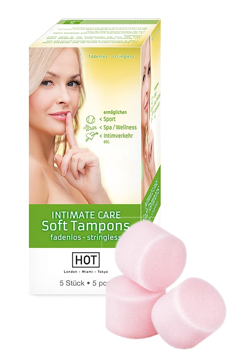 Boite de 5 tampons hygiéniques soft Tampons intimes protection 8h - HOT