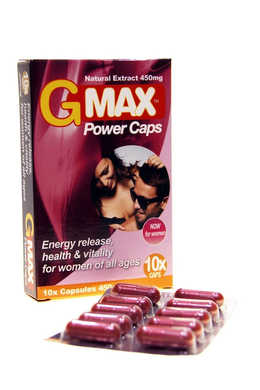 Booster aphrodisiaque naturel G-Max femme (10 gélules) - Power Caps