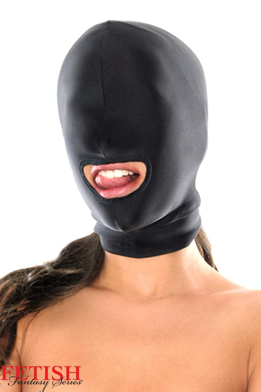 Masque BDSM - FetishTentation - Cagoule BDSM en simili-cuir fermée –  Sensations Plus
