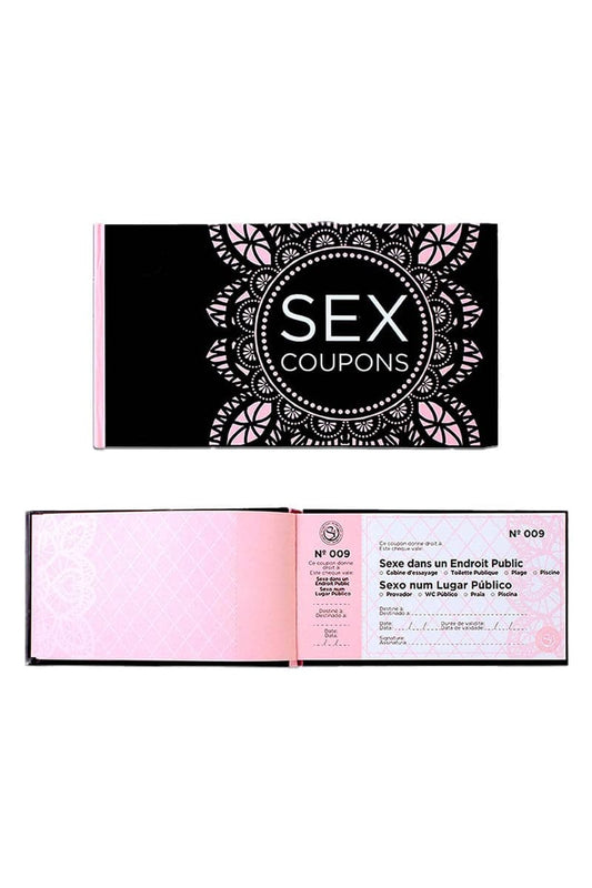 Carnet de chèque Sex Coupons - Secret Play