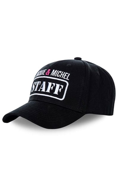 Casquette à visière arrondie en coton "Jacquie et Michel Staff" - J&M